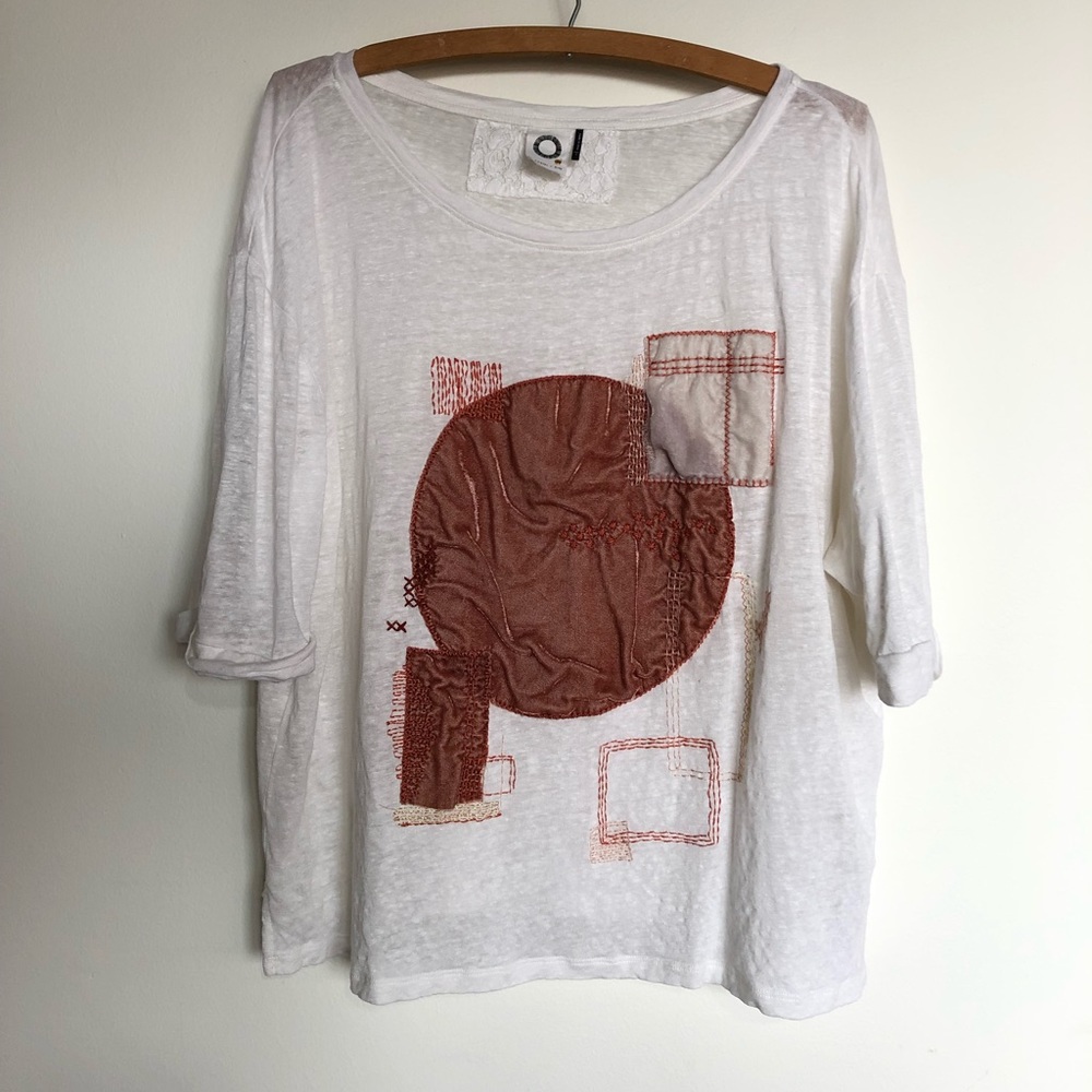 Embroidered T-shirt from Anthropologie